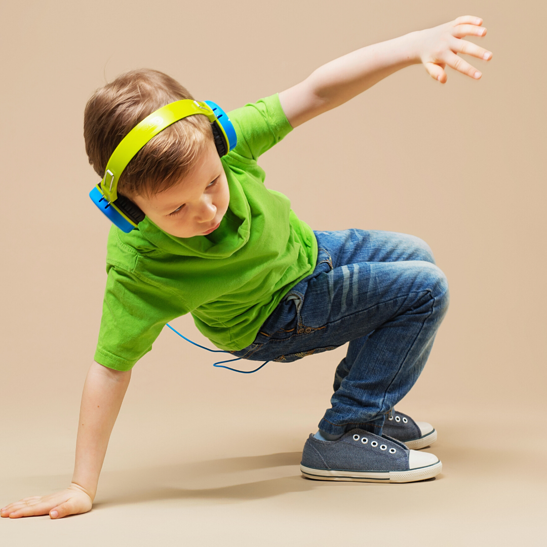Movement Break Young boy dancing