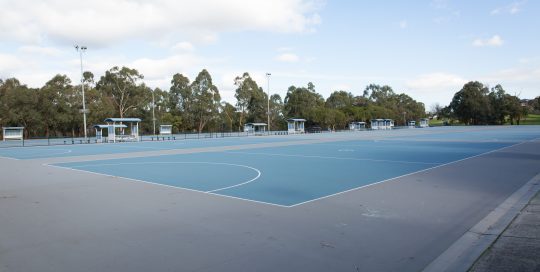 Knox Regional Netball Centre outdoor courts and surrounds