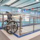 Braodmeadows indoor 50m pool with access ramp and water wheelchair