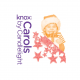 Knox CIty Carols by Candlelight purple logo with picture of young boy wearing a santa hat and holding a gift.