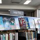 Large print book collection and signage at Kangaroo Flat Library