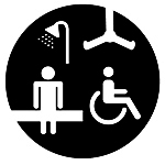 Fully accessible toilet