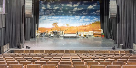 Brisbane powerhouse theatre seating looking toward stage