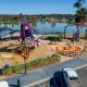 Birdseye view of Eaglehawk Playspace